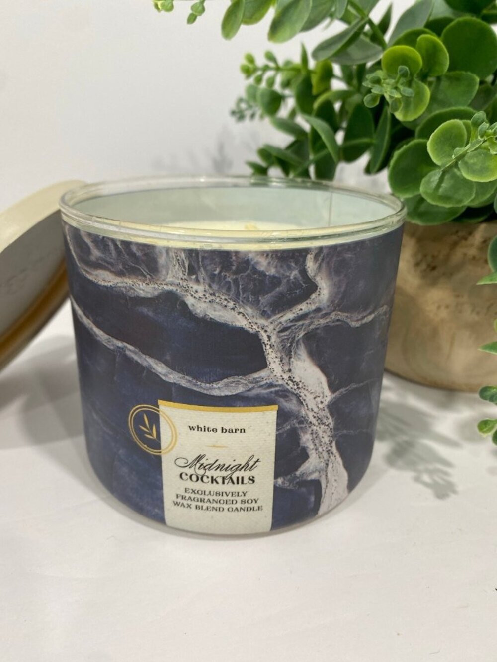 “Midnight Cocktails” White Barn BBW NEW 3 Wick Candle